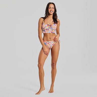 Juniors' Ninety-Nine° Tunneled Midkini Swim Top