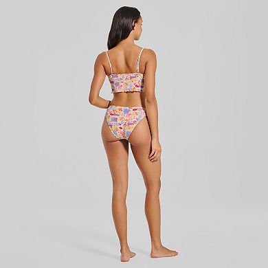 Juniors' Ninety-Nine° Tunneled Midkini Swim Top