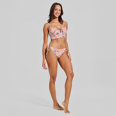 Juniors' Ninety-Nine° Tunneled Midkini Swim Top