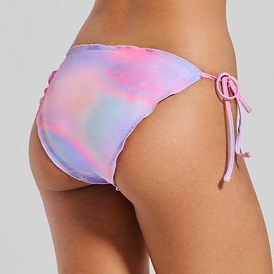 Juniors' Ninety-Nine° Merrow Edge Tie Side Swim Bottoms
