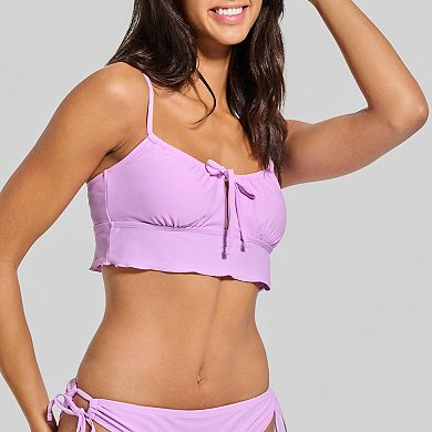 Juniors' SO® Tunneled Midkini Swim Top