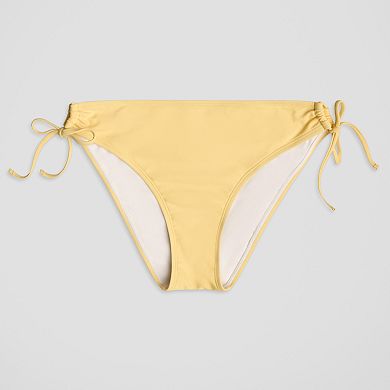 Juniors' SO® Side Tie Adjustable Cheeky Hipster Swim Bottoms