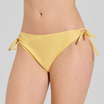Juniors' SO® Side Tie Adjustable Cheeky Hipster Swim Bottoms