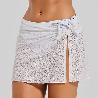 Juniors' Ninety-Nine° Tunneled Cover-Up Skirt