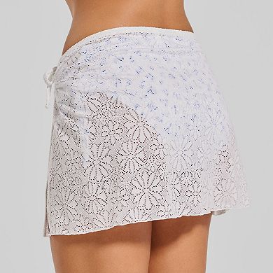 Juniors' Ninety-Nine° Tunneled Cover-Up Skirt