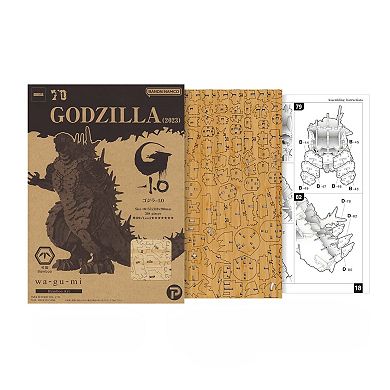 3D DIY Puzzle: Godzilla wa-gu-mi Bamboo - 398pcs