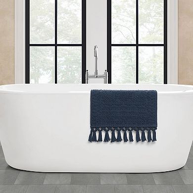 French Connection Nellore Fringe Cotton Bath Rug