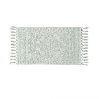 French Connection Nellore Fringe Cotton Bath Rug