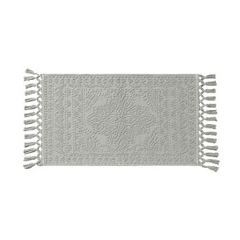 French Connection Nellore Fringe Cotton Bath Rug