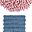 Solid Dark Pink Blue