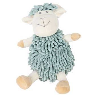 Cute Sheep Chenille Decorative Hand Towels 1 pc Cartoon Animal Hanging Fuzzy Ball Hand Towel 9"x13"