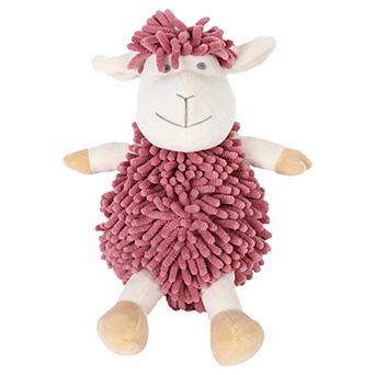 Cute Sheep Chenille Decorative Hand Towels 1 pc Cartoon Animal Hanging Fuzzy Ball Hand Towel 9"x13"