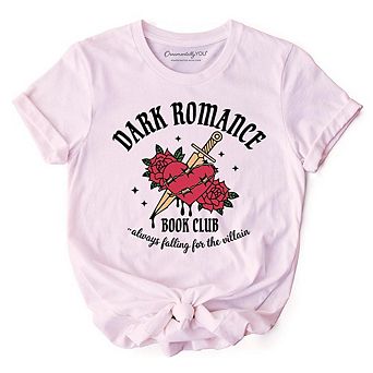 Dark Romance Book Club T-Shirt, Vintage Gothic Romantasy Bookish Tee