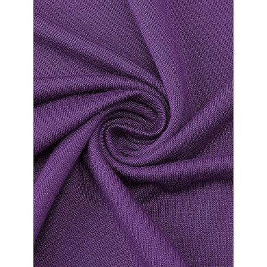 Women's Nightgown Long Sleeve Slit High Low Hem Rayon Built in Bra with Pockets Sleepdress Nightwear