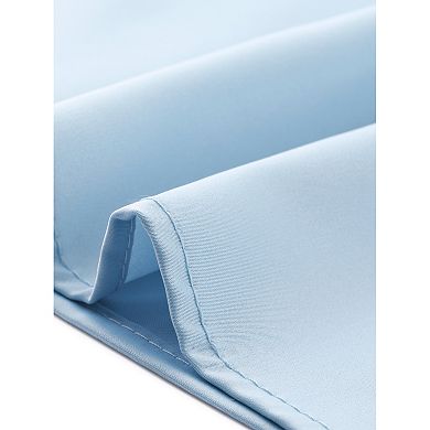 Women's Elegant Work Blouse Pearl Decor Ruched Crew Neck Dressy Office Shirt Top