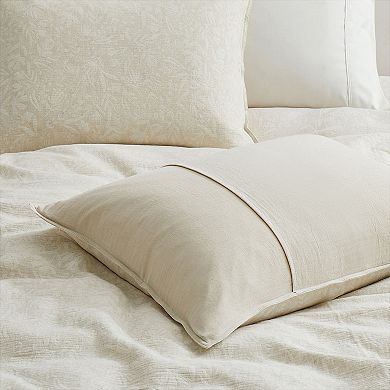 Unikome Linen-Cotton Blend Duvet Cover Set - Soft, Breathable & Textured Bedding Set