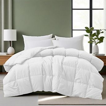Unikome All Season Feather & Down Comforter Ultra-Smooth Shell Duvet Insert