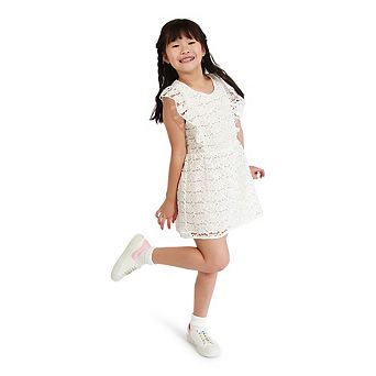 Love Story Crossover Back Lace Dress