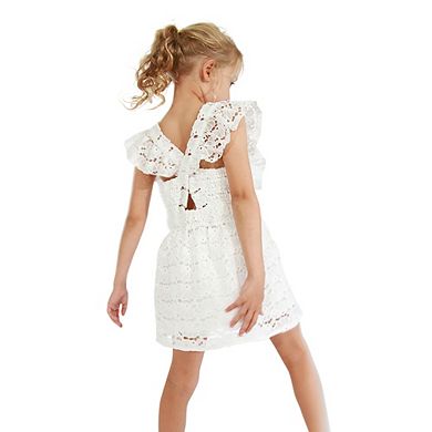Love Story Crossover Back Lace Dress