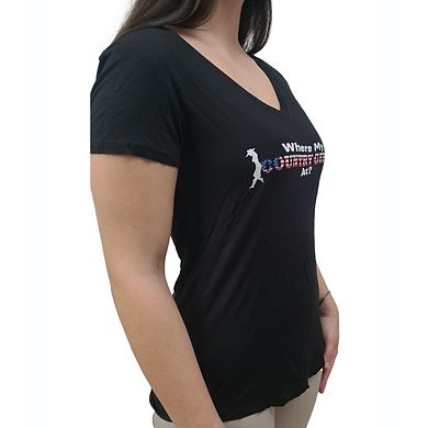 Where My Country Girls At? V-neck Tee