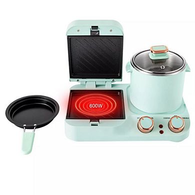 Non-stick Mini Electric Bread Sandwich Toaster 3 In 1