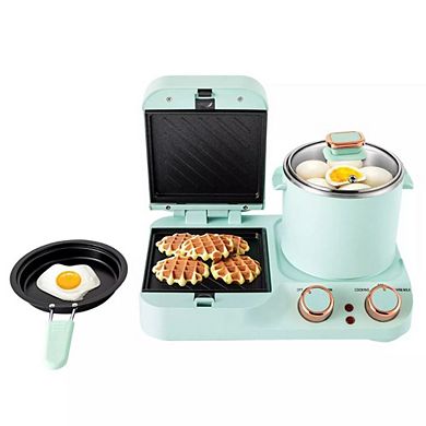 Non-stick Mini Electric Bread Sandwich Toaster 3 In 1