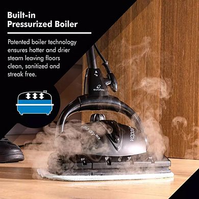 Euroflex Vapour 9-Piece Premium Steam Mop with Ultra Dry Steam Technology
