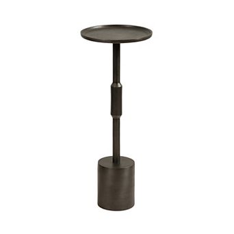 Truxton Pedestal Metal Table