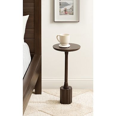 Nisha Wood Drink Table