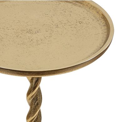 Ropa Metal Pedestal Table