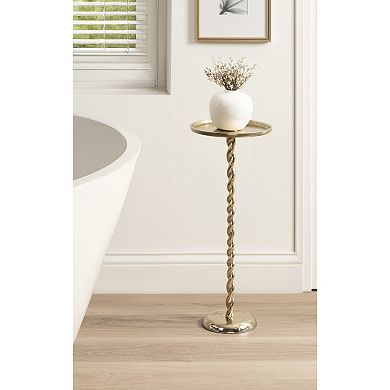 Ropa Metal Pedestal Table