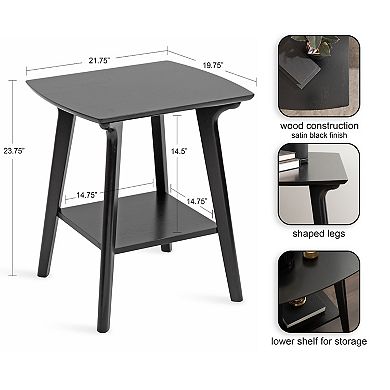 Louena Wood Side Table