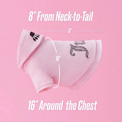 Juicy Couture Velour Pet Bling Hoodie