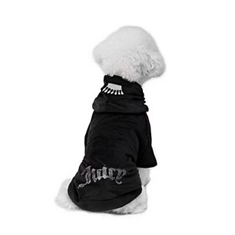 Juicy Couture Velour Pet Bling Hoodie