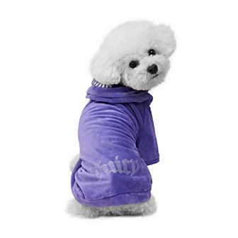 Juicy Couture Velour Pet Bling Hoodie