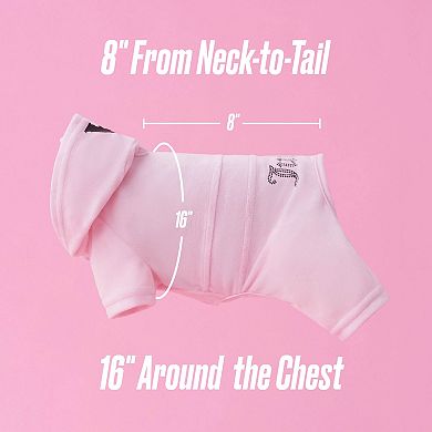 Juicy Couture Velour Pet Bling Tracksuit