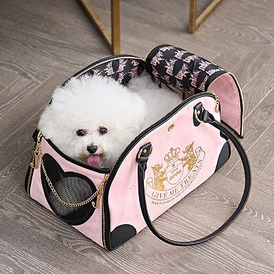 Juicy Couture Give Me Treats Soft-Sided Pet Carrier