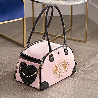 Juicy Couture Give Me Treats Soft-Sided Pet Carrier