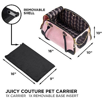 Juicy Couture Give Me Treats Soft-Sided Pet Carrier