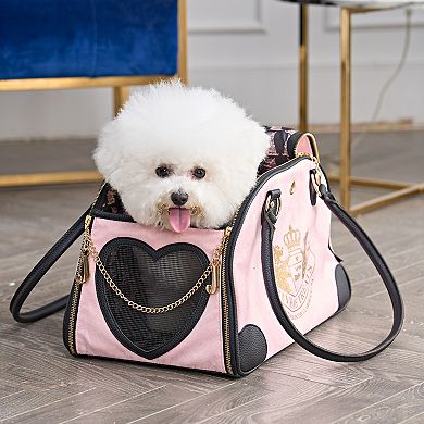 Juicy Couture Give Me Treats Soft-Sided Pet Carrier