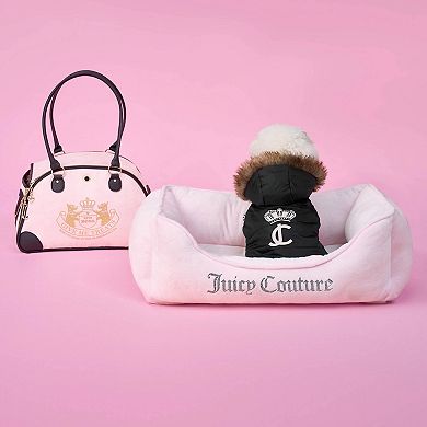 Juicy Couture Quilted Puffer Hooded Pet Jacket