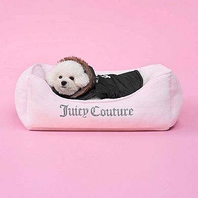 Juicy Couture Quilted Puffer Hooded Pet Jacket