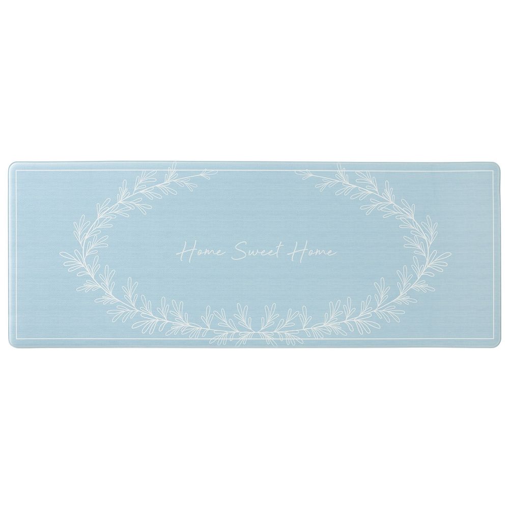 Martha Stewart Bloomfield Leaf Frame Non-Slip Stain Resistant Kitchen Mat