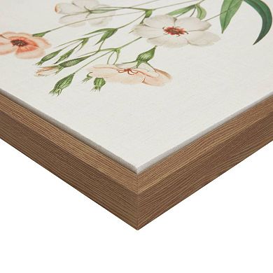 Madison Park Herbal Botany 4-pc. Framed Botanical Illustration Wall Art Set