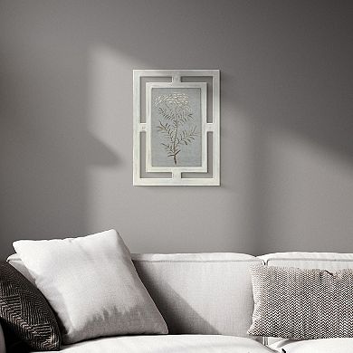 Fretwork Botanical Wall Décor