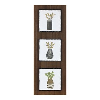 Plants Triptych Wall Art