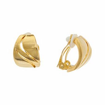 Juvell 18k Gold Plated Clip Earrings