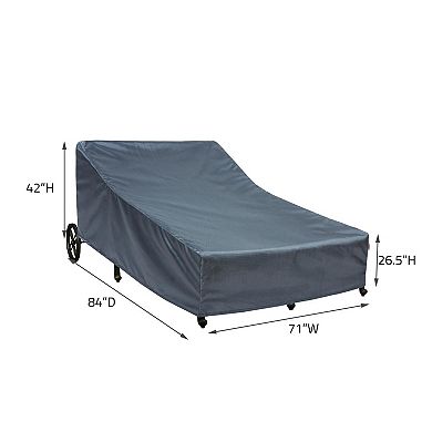 Double Chaise Lounge Cover Ultimate Protection for Your Outdoor Furniture