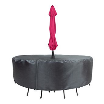 Round/Square Table Chair Cover Ultimate Protection for Your Outdoor Furniture Velcro