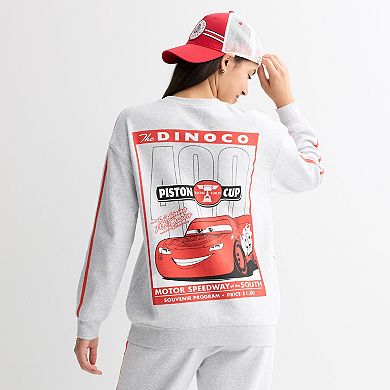 Juniors' Graphic Crew Pullover